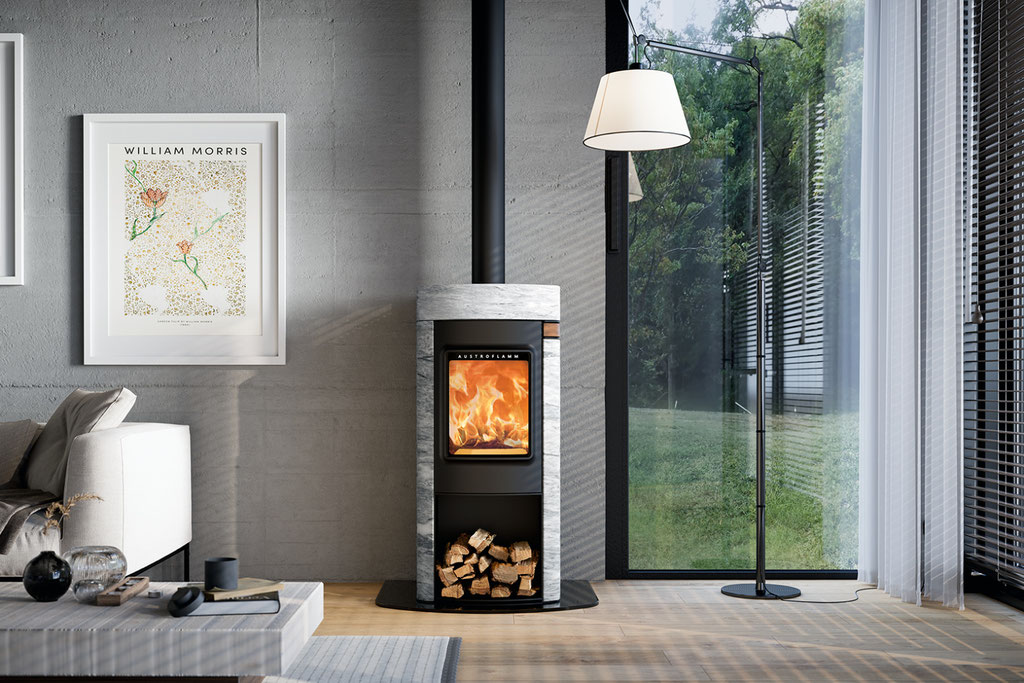 Poêle à bois feu