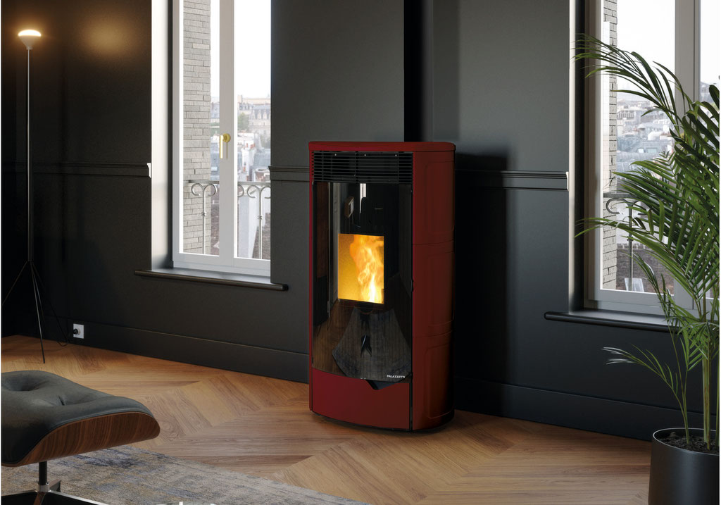Poêle à granulés céramique feu