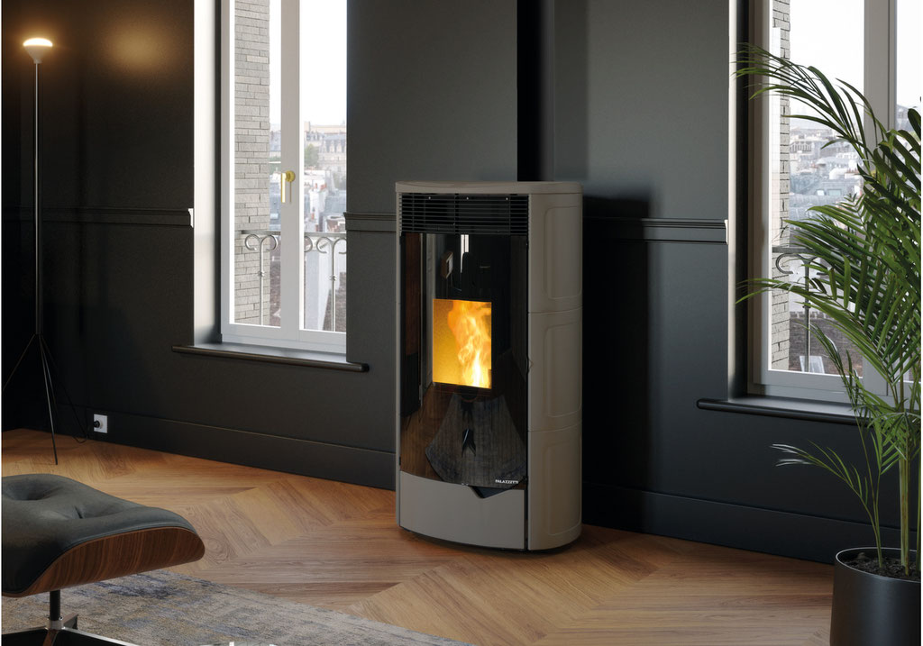 Poêle à granulés céramique feu