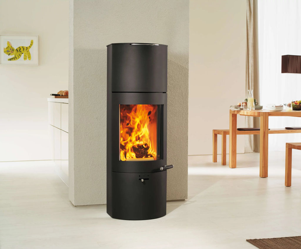 Poêle à bois accumulation feu