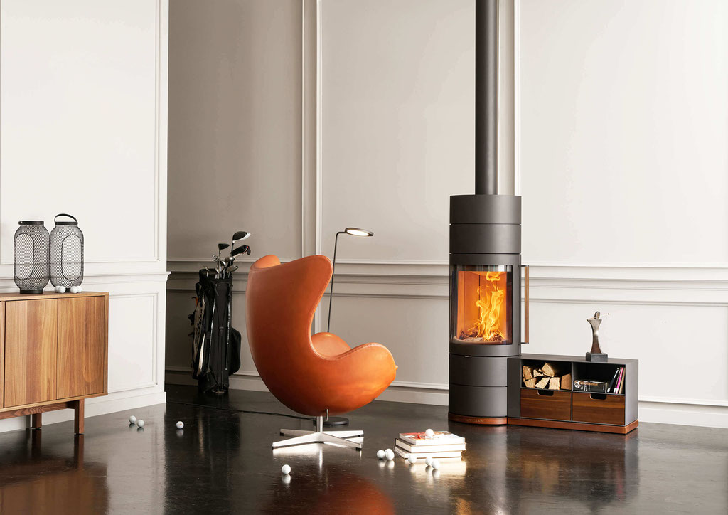 Poêle à bois feu