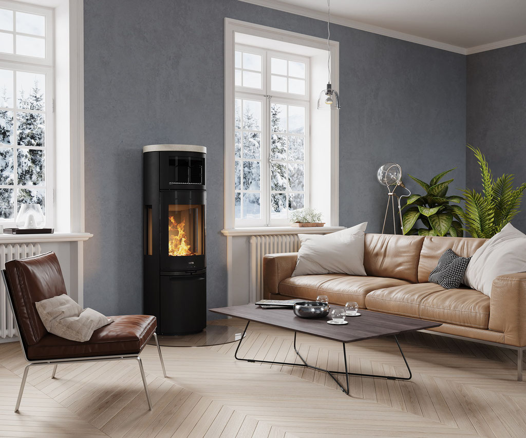 POÊLE À BOIS HETA SL900B AVEC FOUR