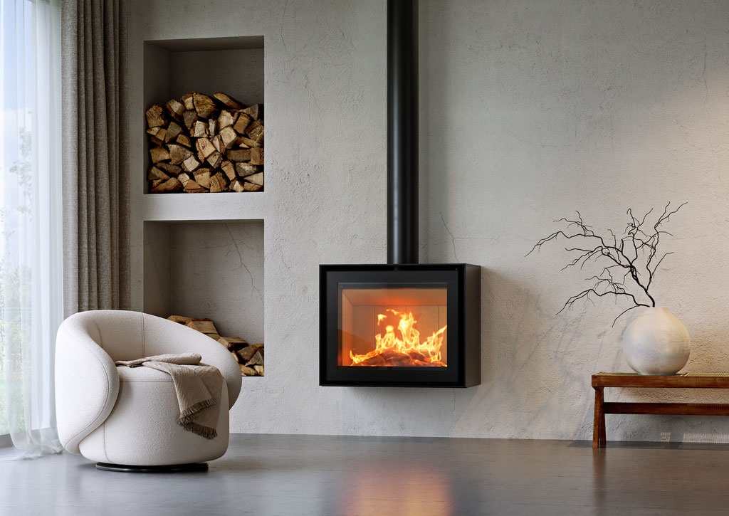 Poêle à bois feu