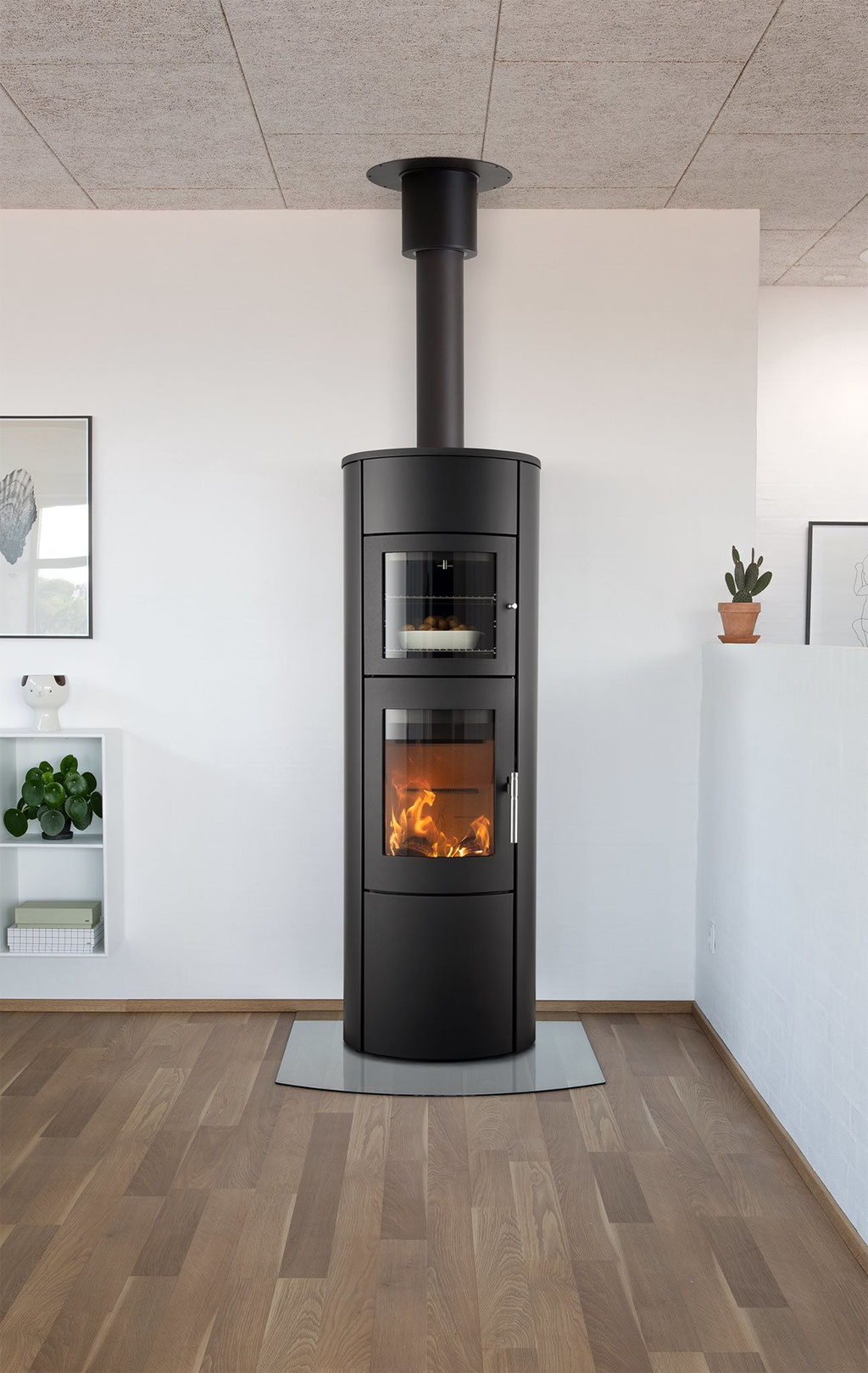 POÊLE À BOIS HETA SL830B XL AVEC FOUR