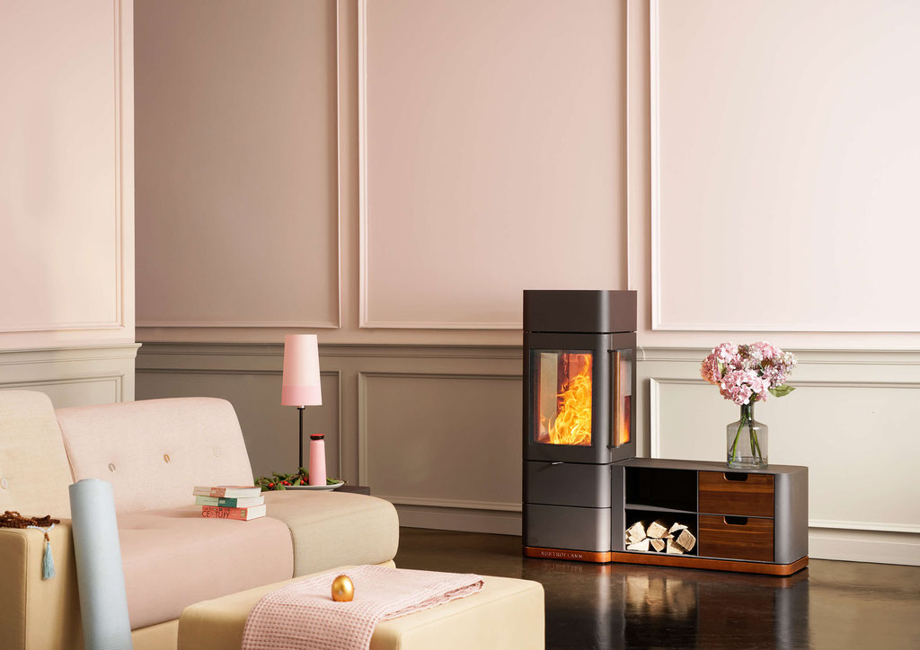 Poêle à bois 3 vitres feu