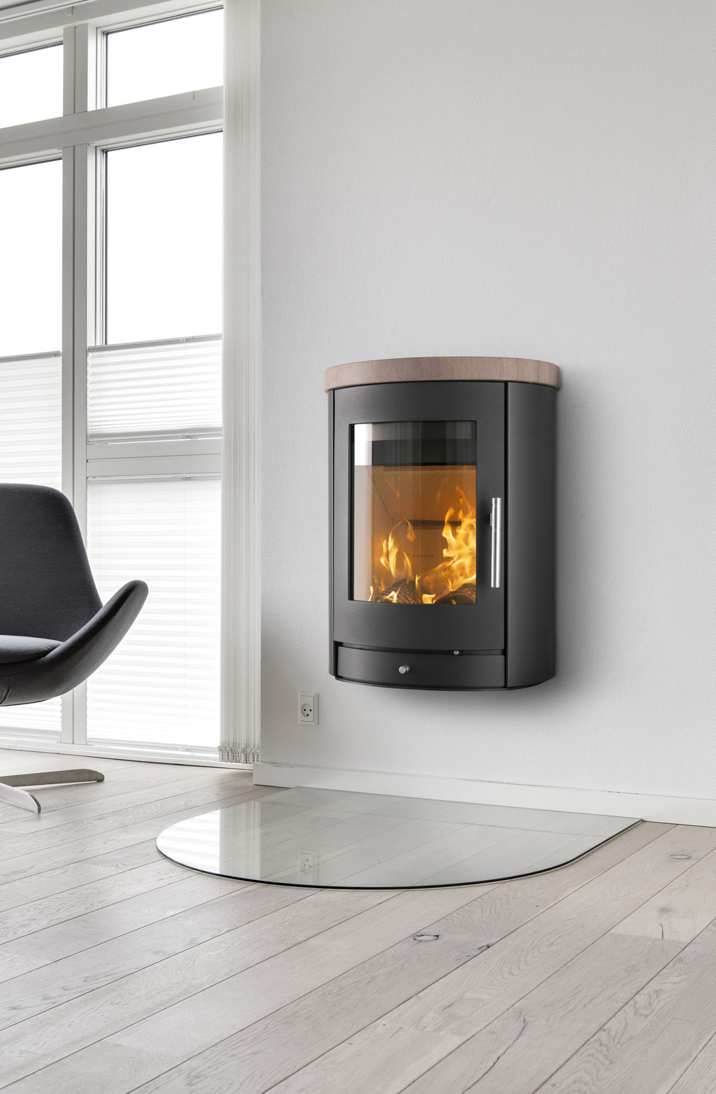POÊLE À BOIS HETA SL850W SUSPENDU