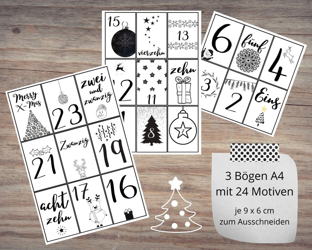 Diy Adventskalender Cathy Thica