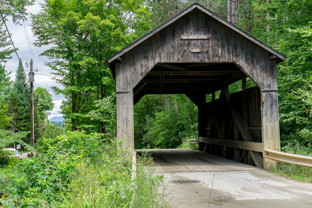 Pine Brook Covered Bridge, VT (1872 et 48 pieds)