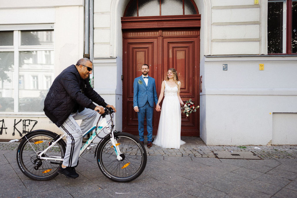 Berlin Fahrrad Hochzeit