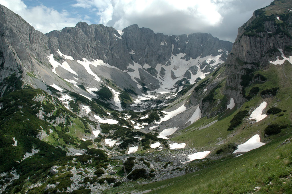 Hochgebirge in Montenegro