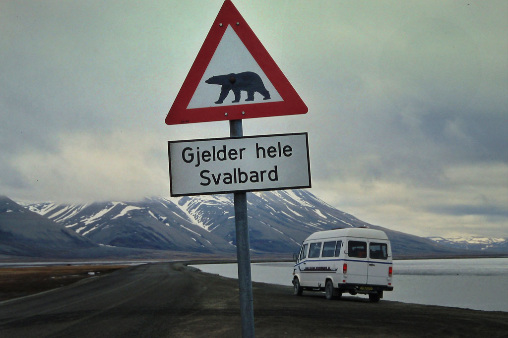 Beliebtes Fotomotiv auf Spitzbergen, Norwegen