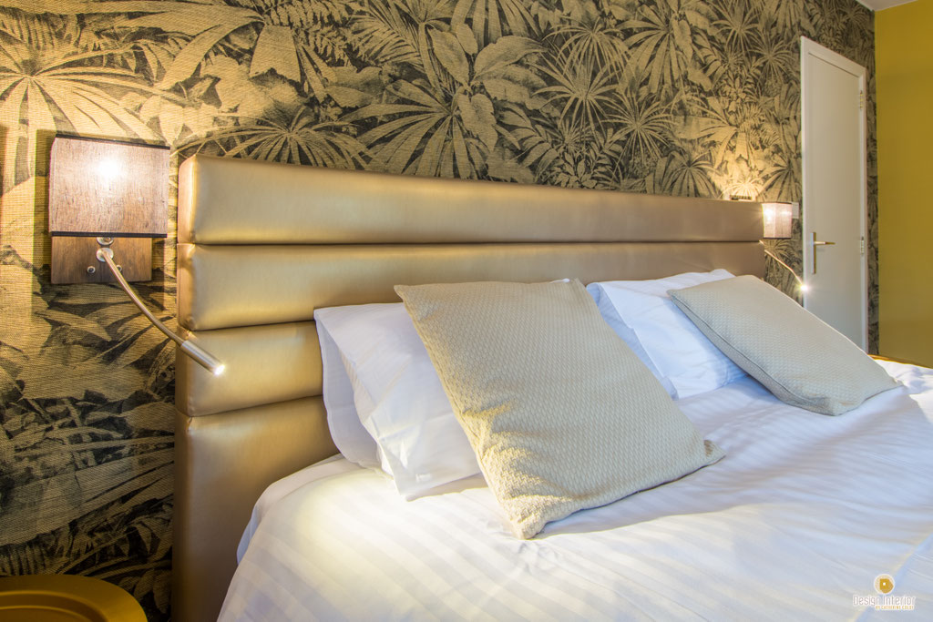 Décoration chambres d'hôtel à Celles Houyet Décoratrice d'intérieur Catherine Colot Design Interior UFDI  5580 Rochefort