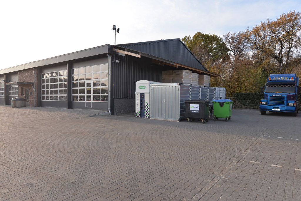 Uitbreiding loods