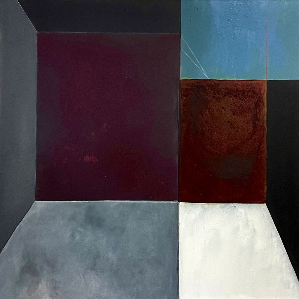 mirall  .  acrílica  .  120x120 cm.