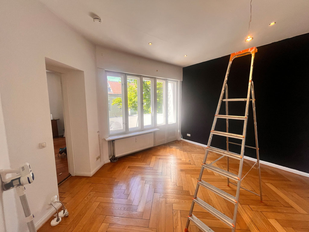 Wohnraum Vorher