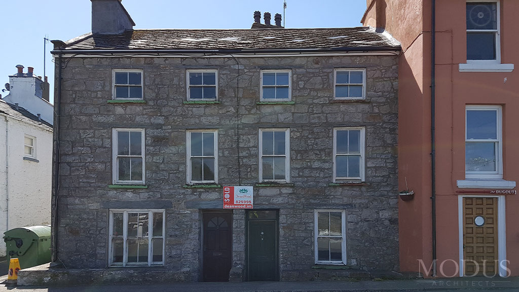 Building restoration - a harbourside Manx cottage