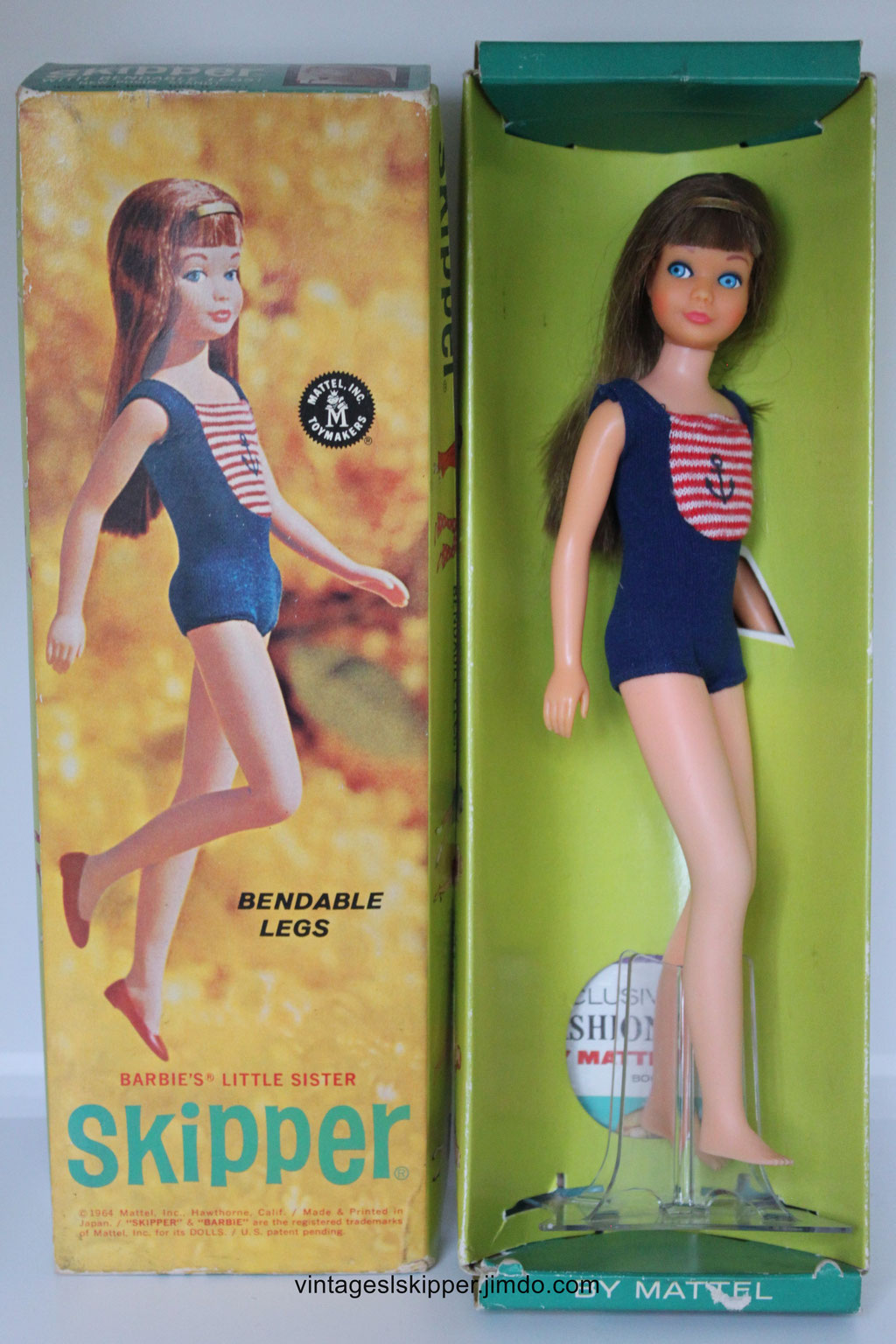 Bendable Legs BL Skipper 1030 1965 1971 Skipper Doll