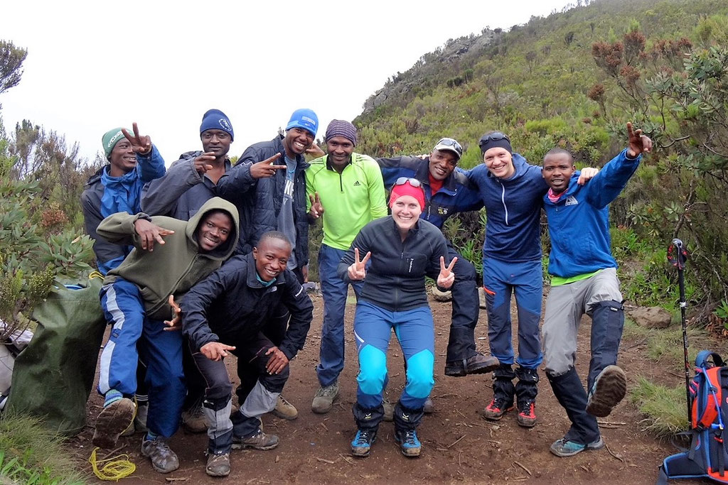 Heading Up Mount Meru - Kilimanjaro Company