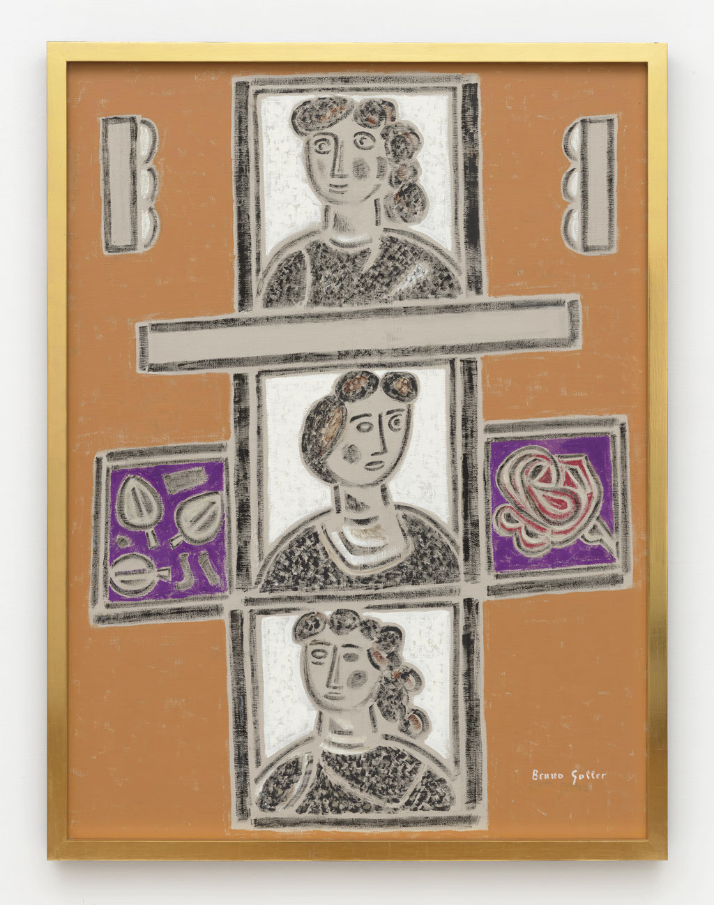 Drei Mädchen, 1989, Öl auf Leinwand, 160 x 120 cm, Foto: Achim Kukulies