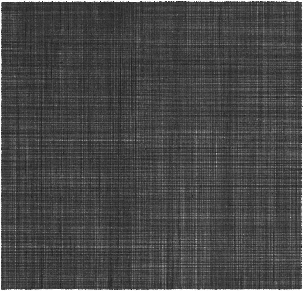 Linien Nr. 61, 2015, 35 x 39 cm, Tusche auf Zeichenkarton