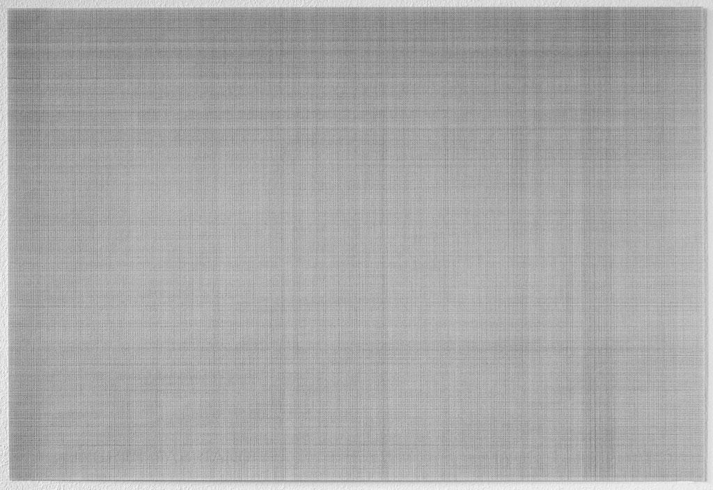 Linien Nr. 57, 2014, 36 x 53,5 cm, Bleistift auf Fabriano Ingres