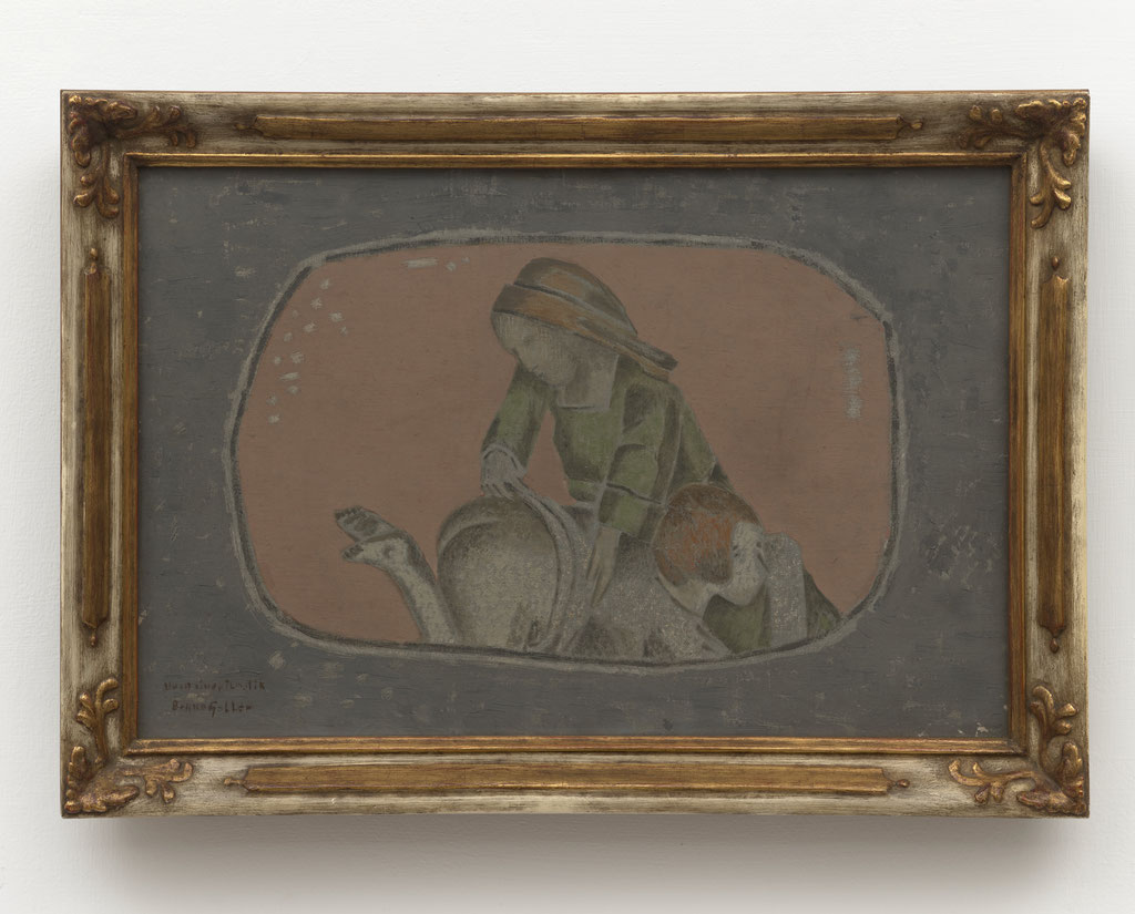 Mutter züchtigt ihr Kind, 1945, Öl auf Leinwand, 38,5 x 58 cm, Foto: Achim Kukulies