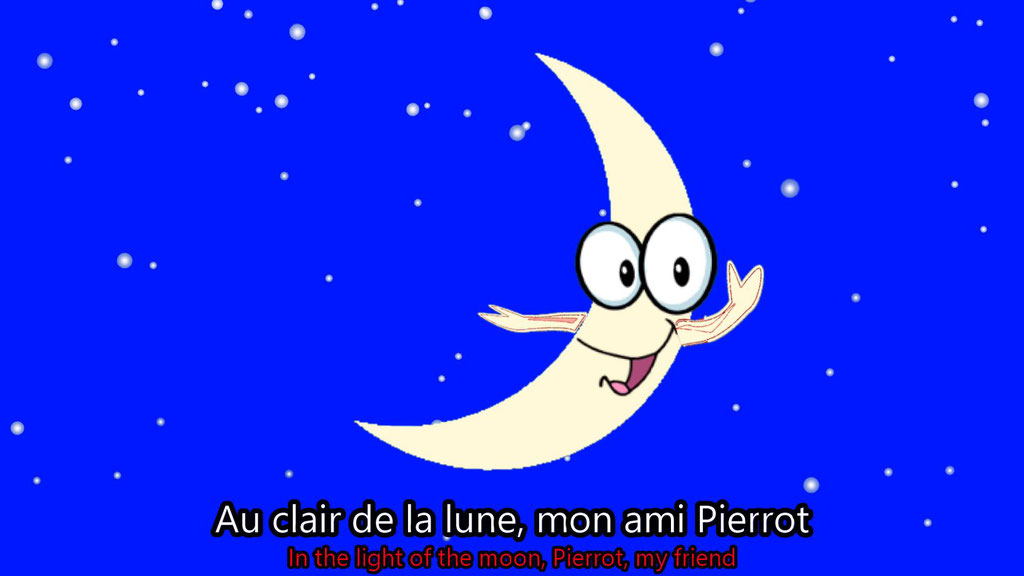 Au Clair de la Lune French Song2