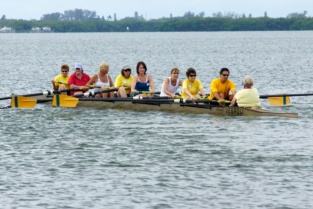 And they rowed, for the first time.