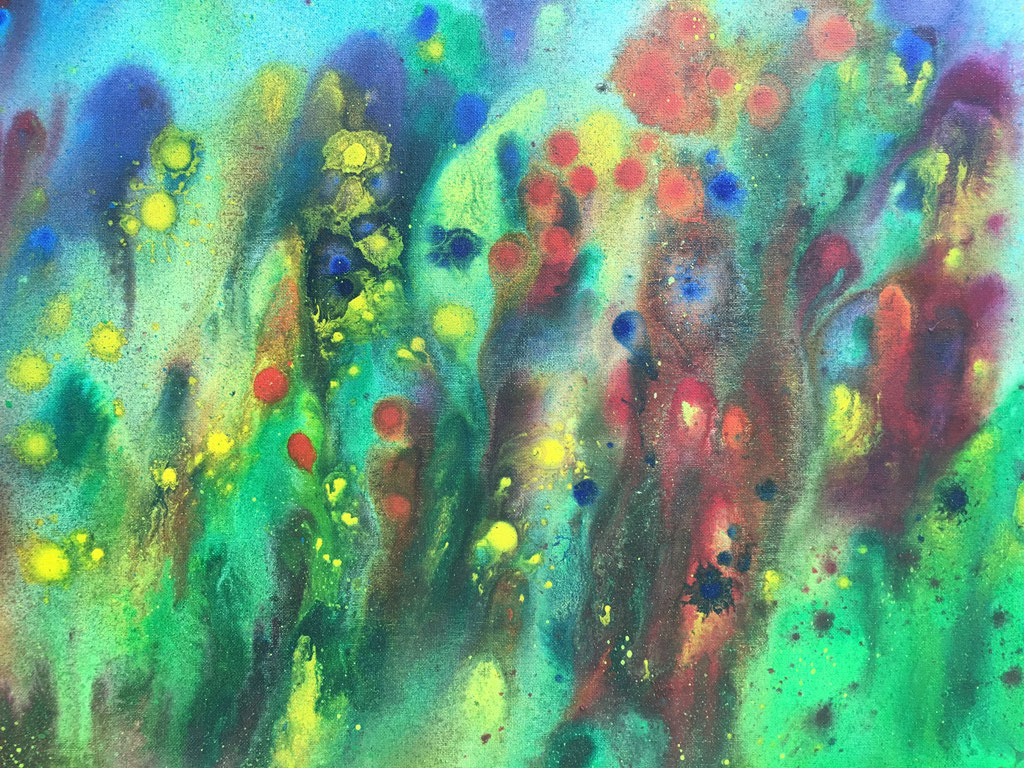 Peinture acrylique sur toile, 61cmx50cm