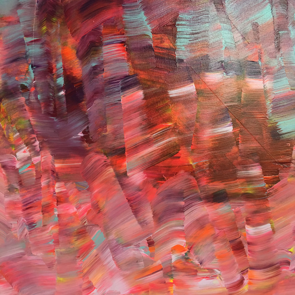 Peinture acrylique sur toile, 60cmx60cm