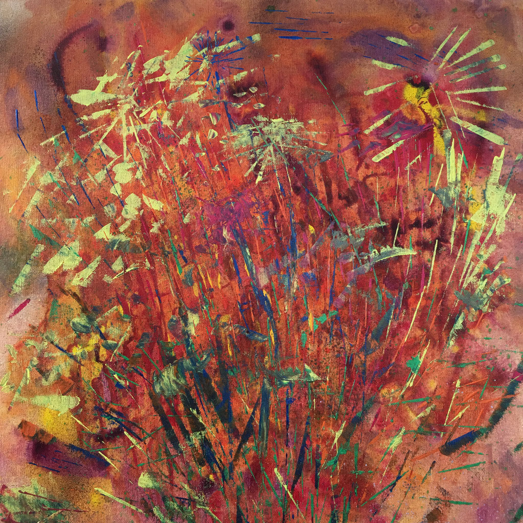 Peinture acrylique sur toile, 50cmx50cm
