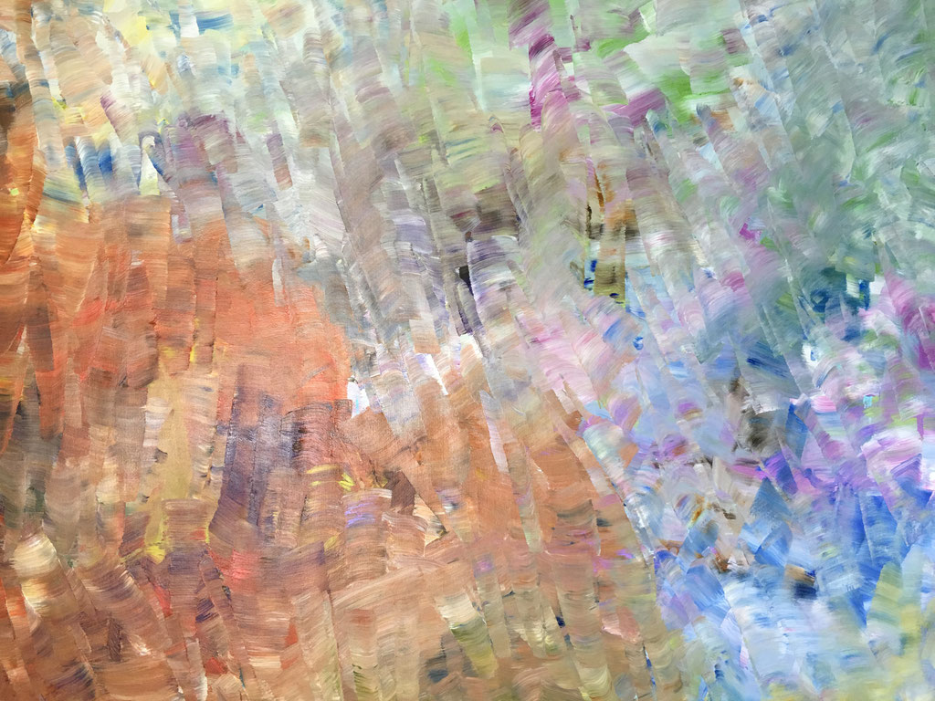 Peinture acrylique sur toile, 189cmx136cm