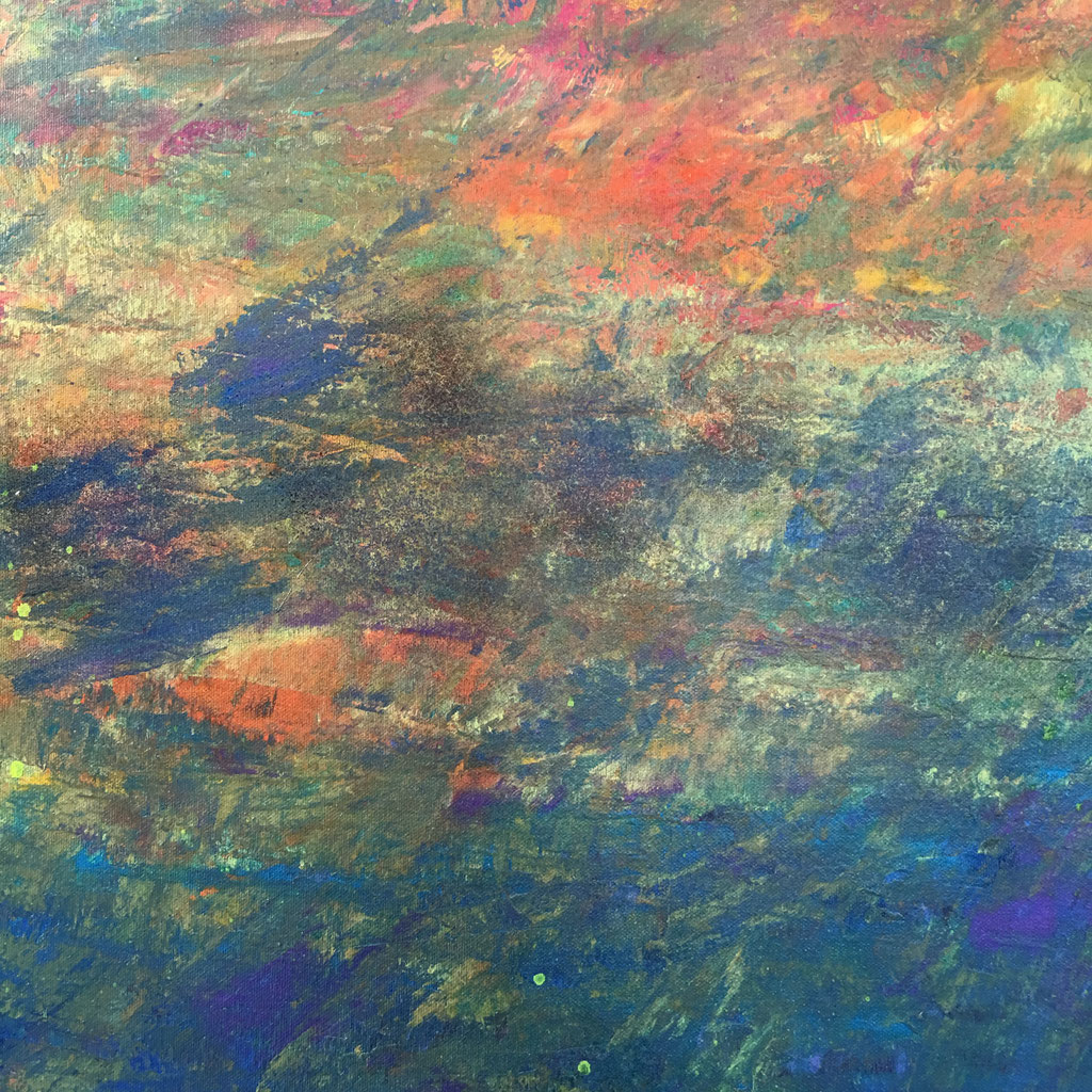 Peinture acrylique sur toile, 50cmx50cm