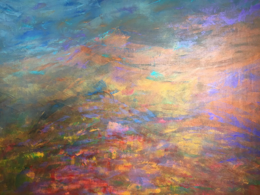 Peinture acrylique sur toile, 189cmx136cm