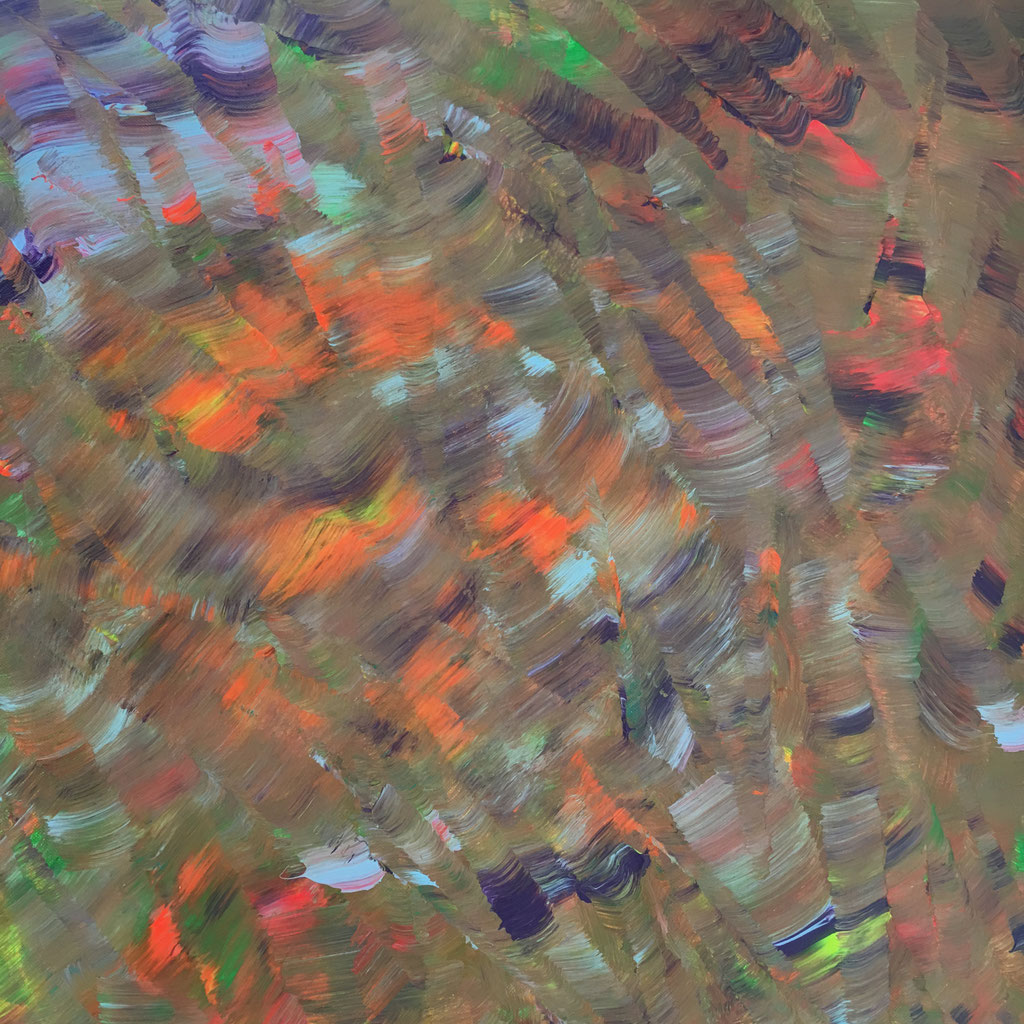 Peinture acrylique sur toile, 60cmx60cm