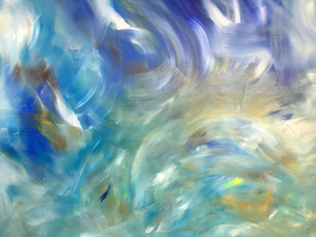 Peinture acrylique sur toile, 189cmx136cm