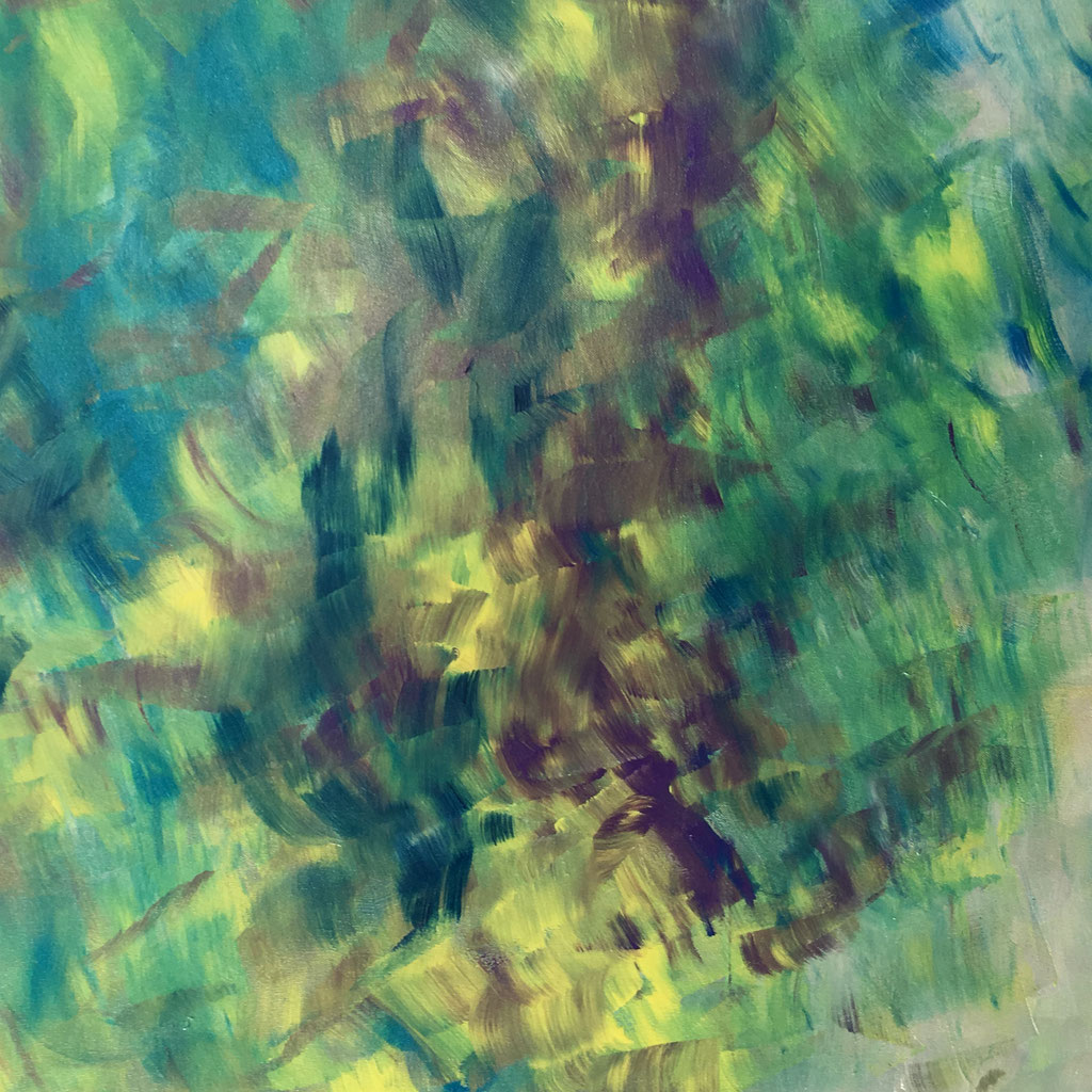 Peinture acrylique sur toile, 70cmx70cm