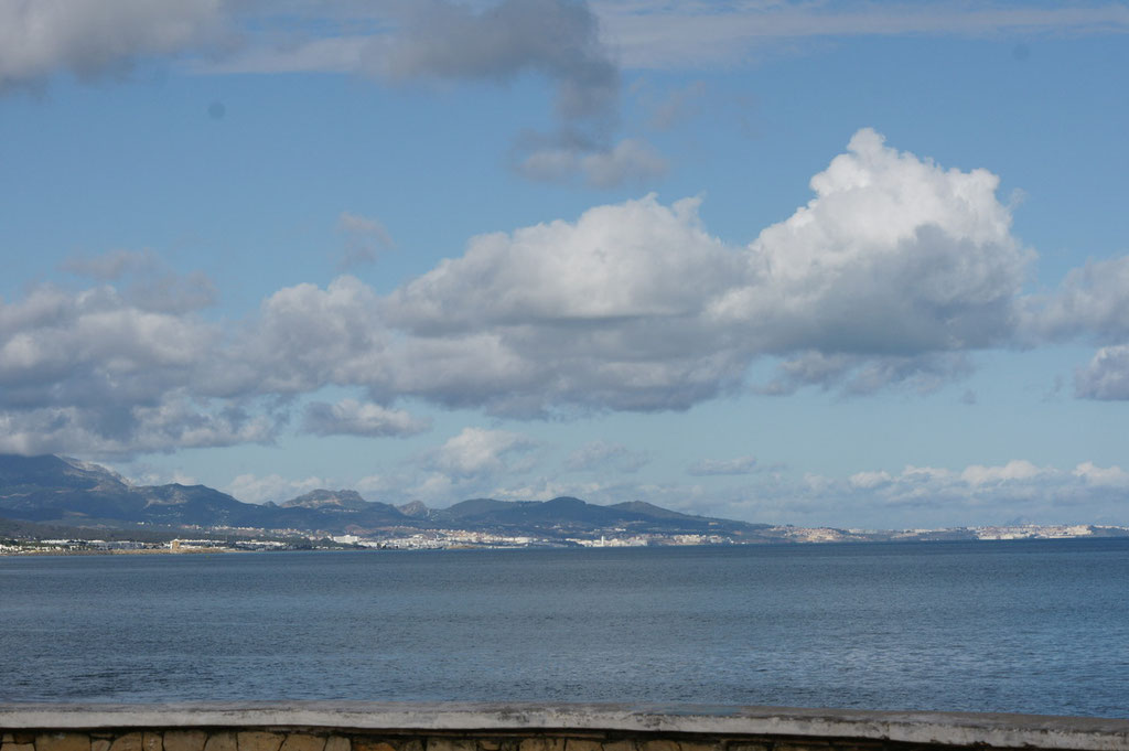 Blick zurück Richtung Ceuta