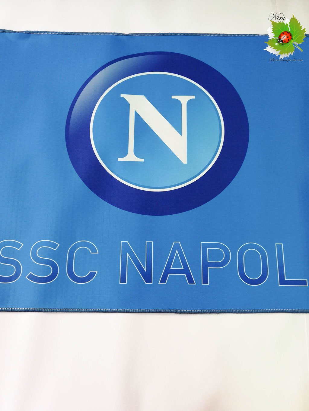 Tappeto S.S.C Napoli antiscivolo 80x110 cm. B480