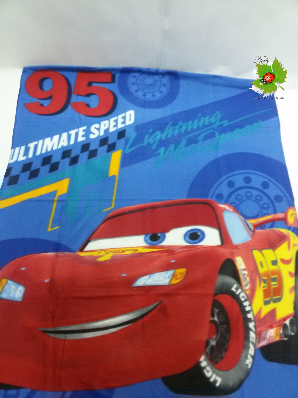 Plaid in pile inveranle Disney Cars 120x150 cm. Art.A272