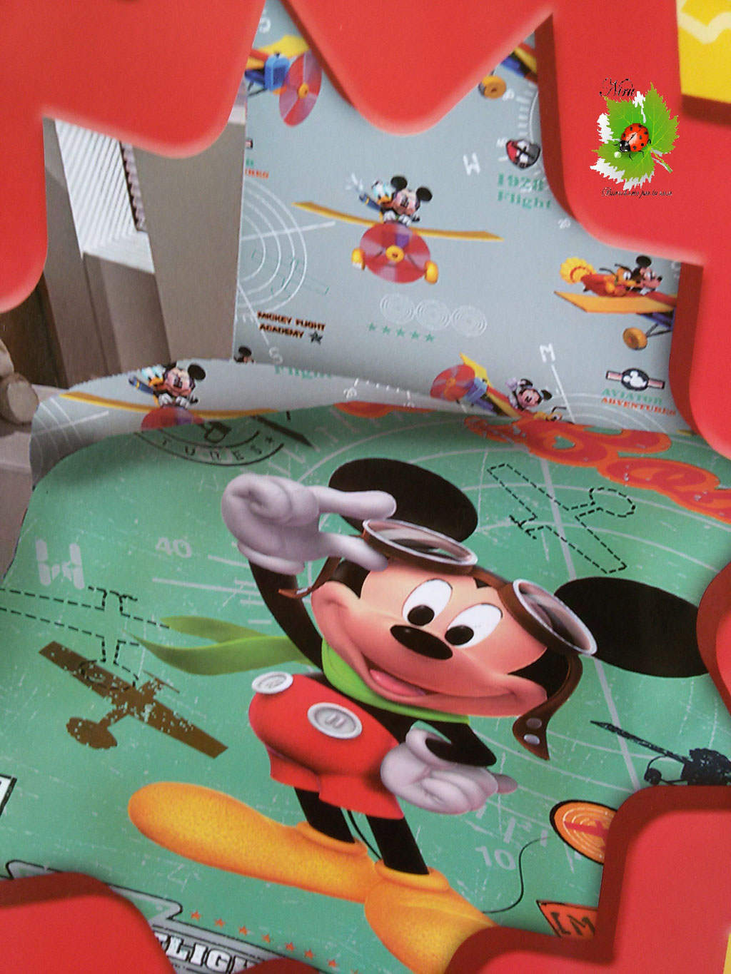 Trapunta Micky Mause Capitan Disney 180x240 cm. A316