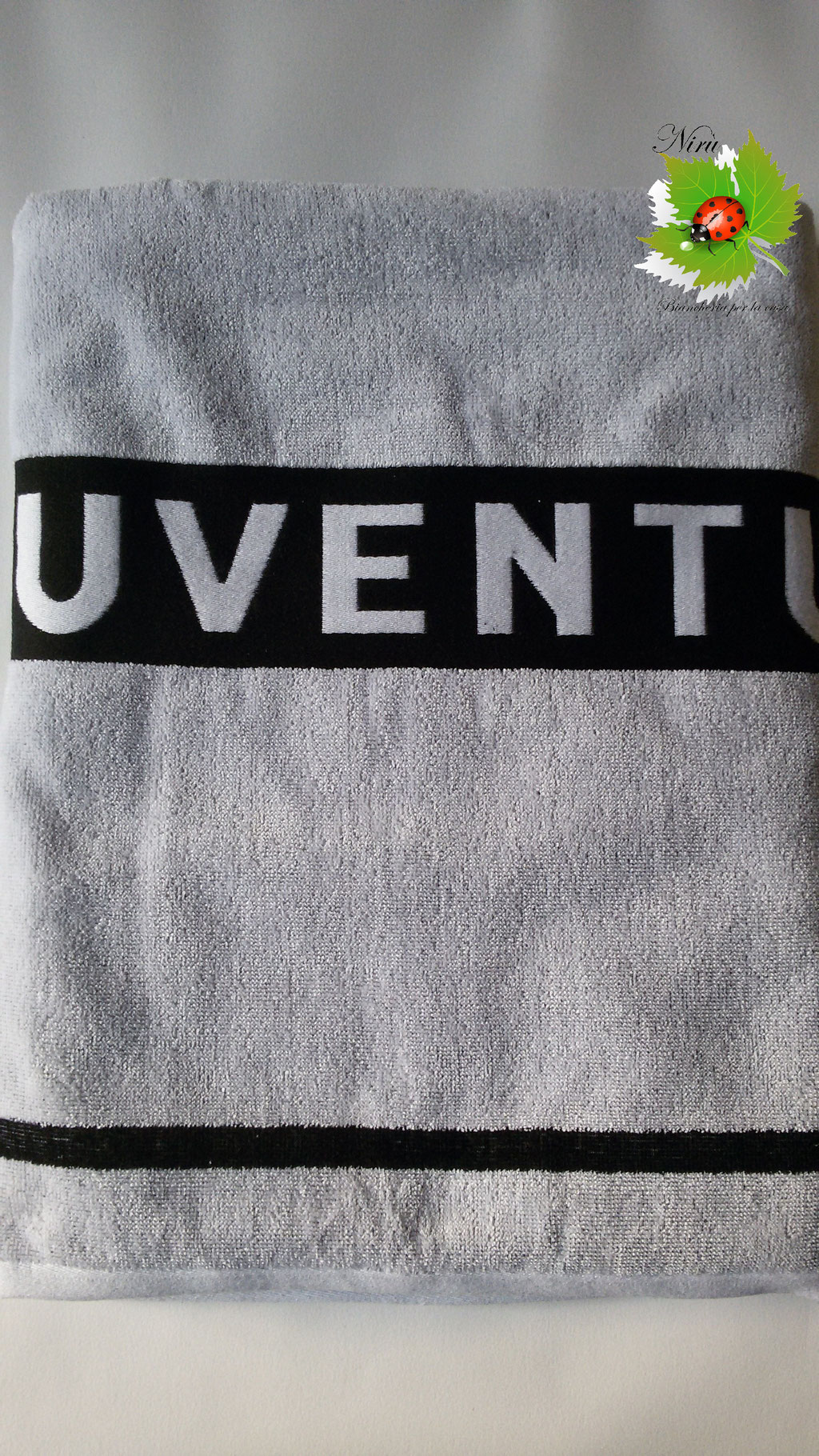 Telo mare F.C Juventus ufficiale 100x170 cm in spugna. Art.A788