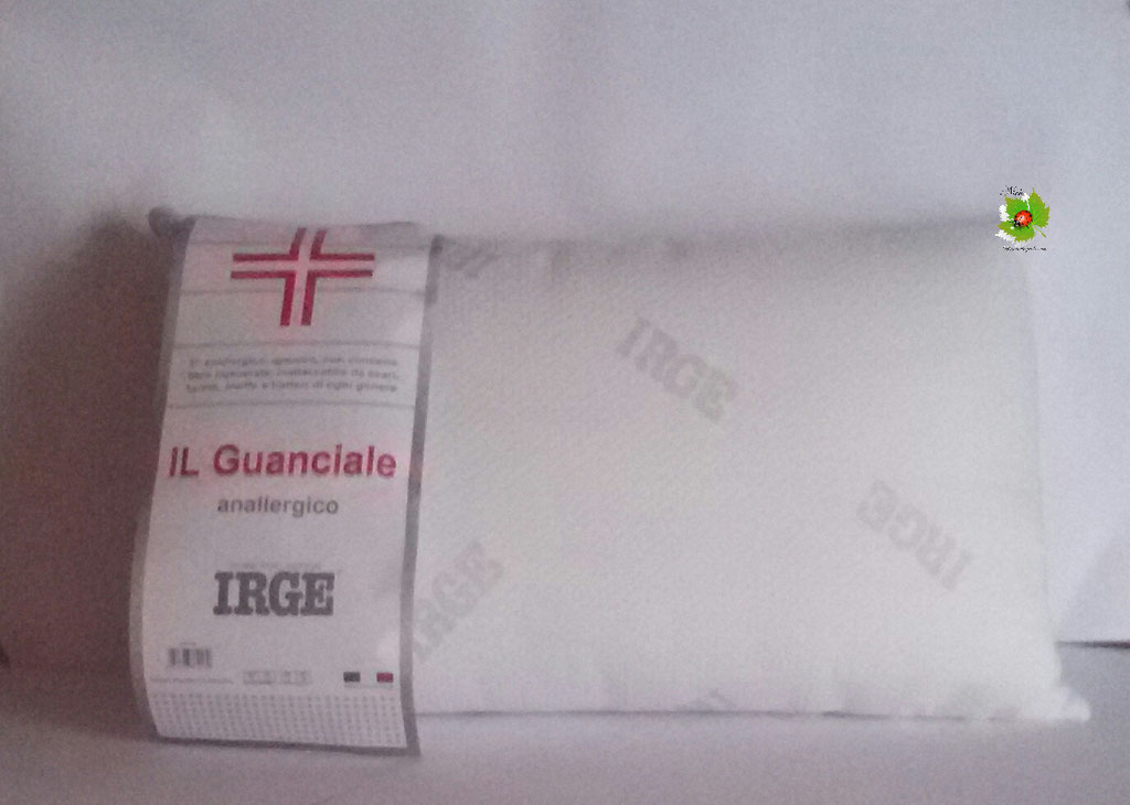 Cuscino Guanciale IRGE anallergico misure 50x80cm Bianco Art. N44