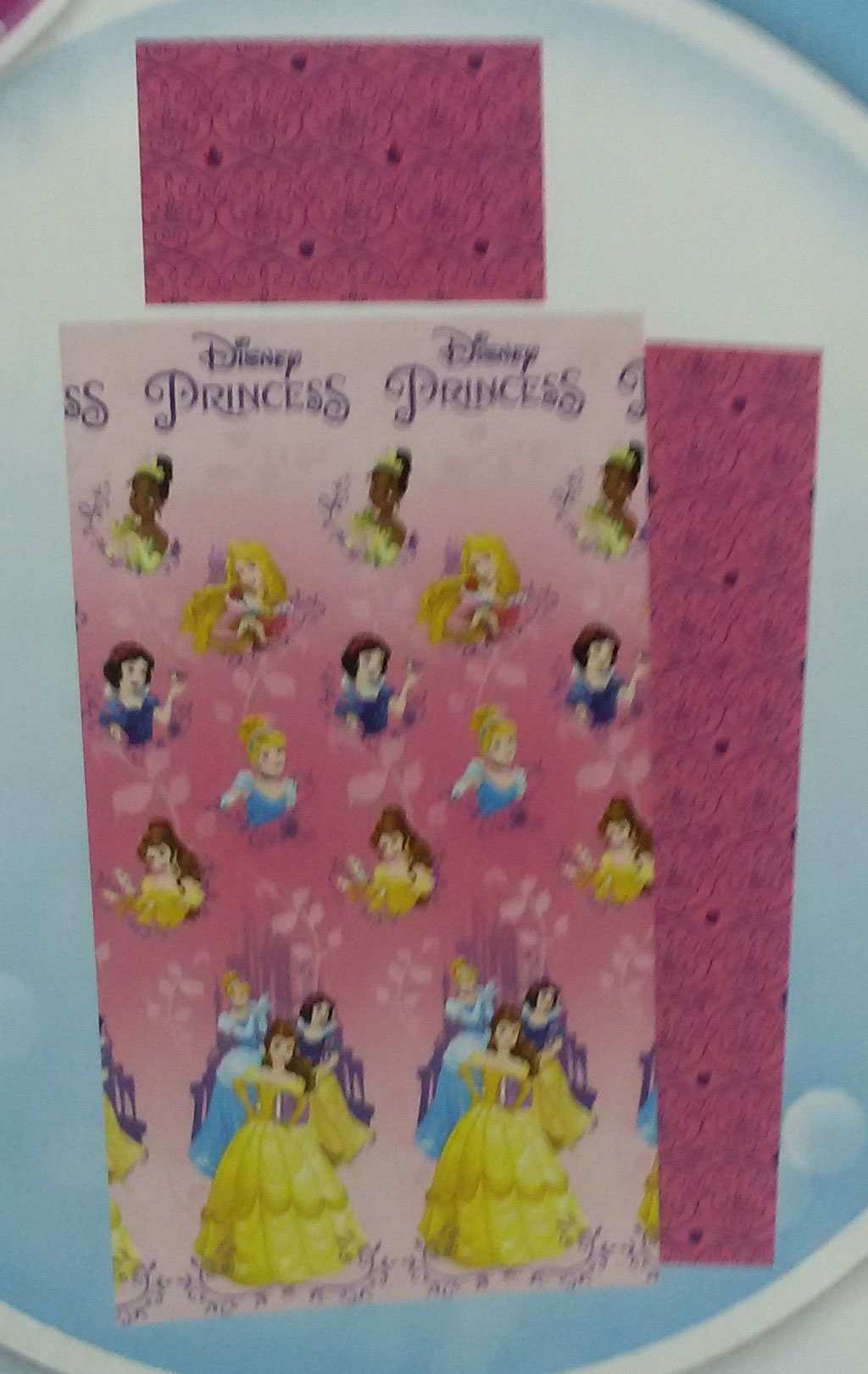 Completo lenzuola Disney Principessa in cotone singolo. A804