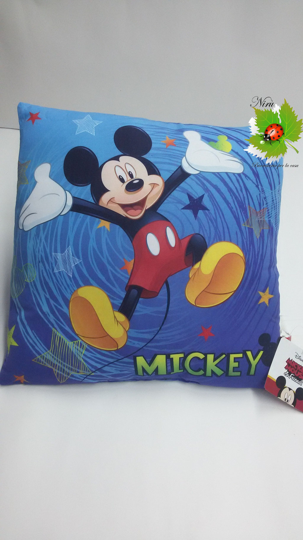 Cuscino arredo Topolino Disney originale 40x40 cm. A891