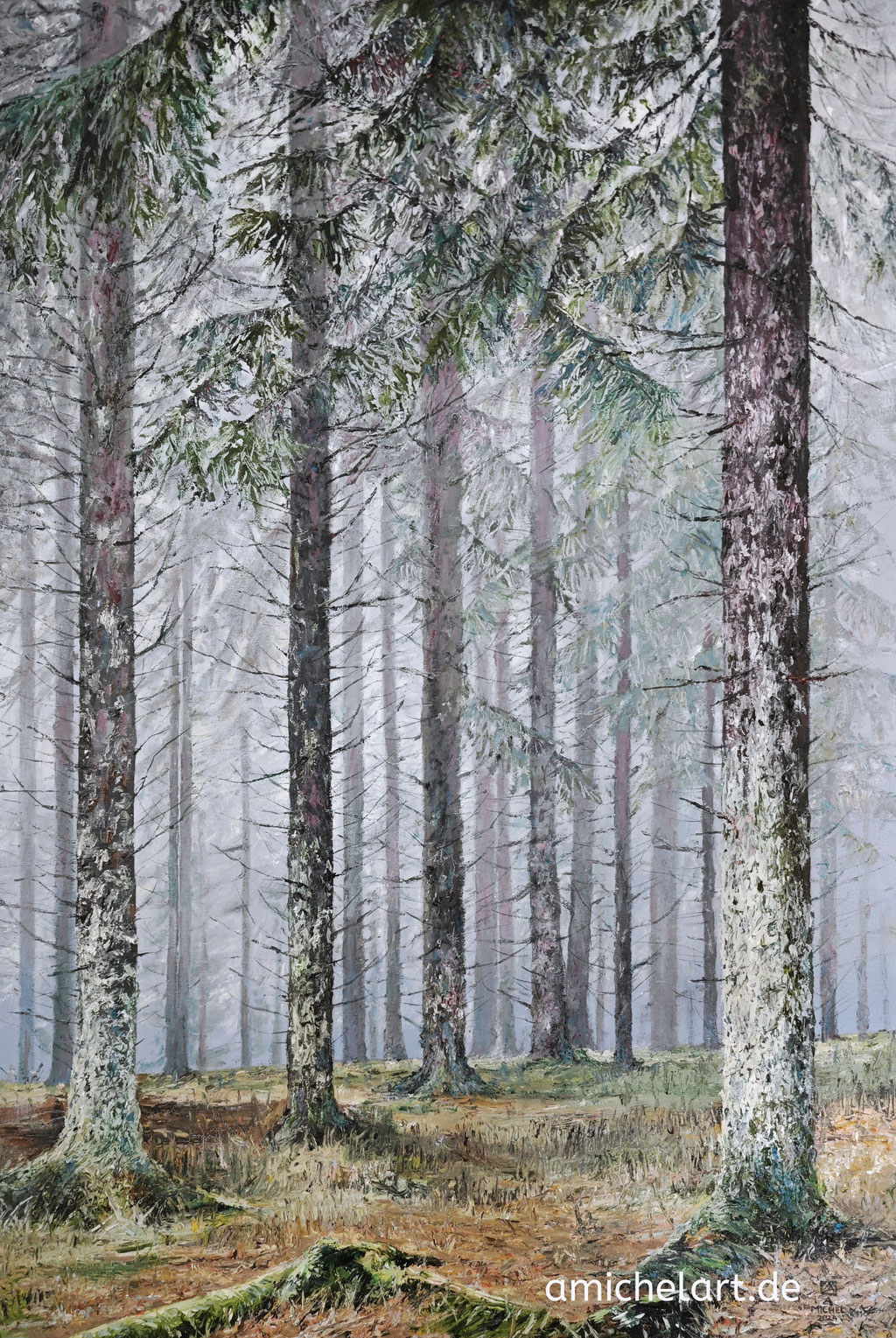 Stille - 2024, 50 x 80 cm, Öl auf Leinwand