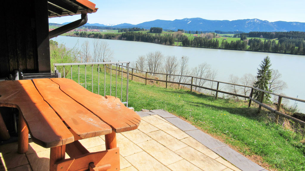 herrlicher Blick über den Lechsee