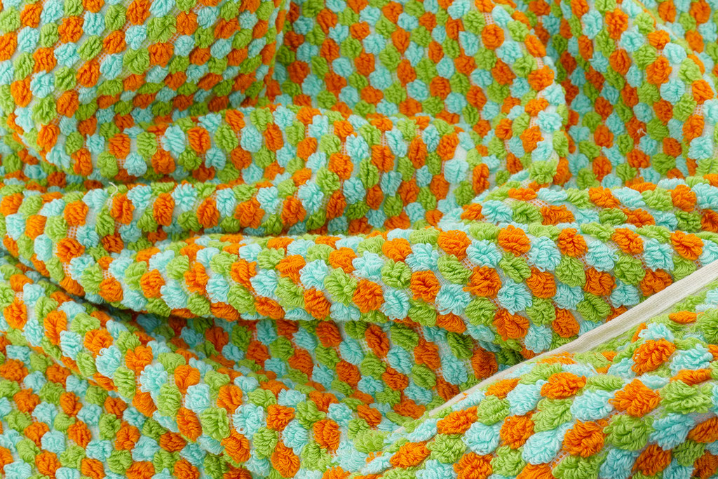 Gepunktet: Grün / Orange