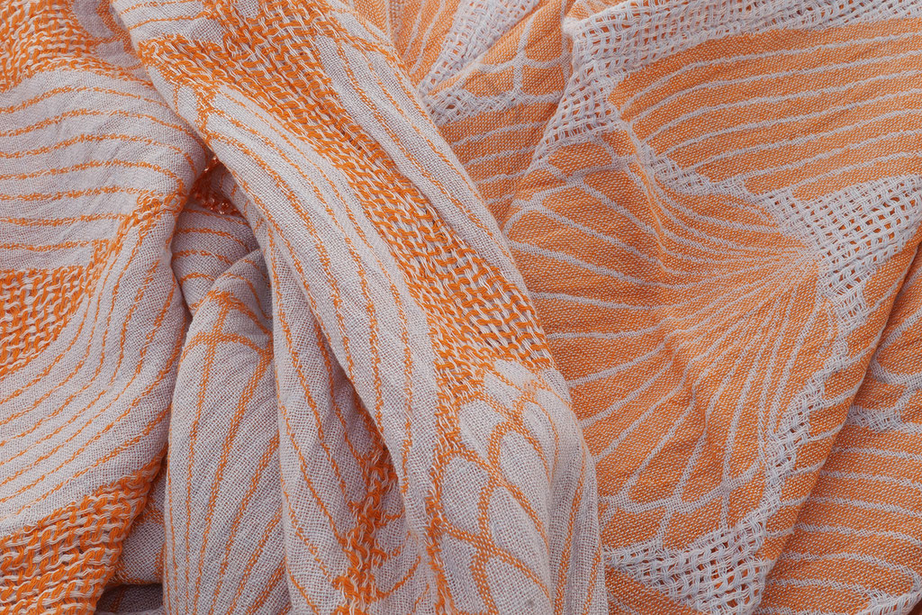 Orange / Weiß
