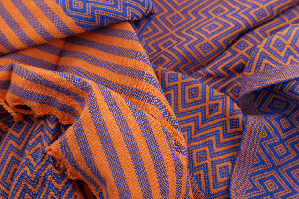 Orange / Royalblau
